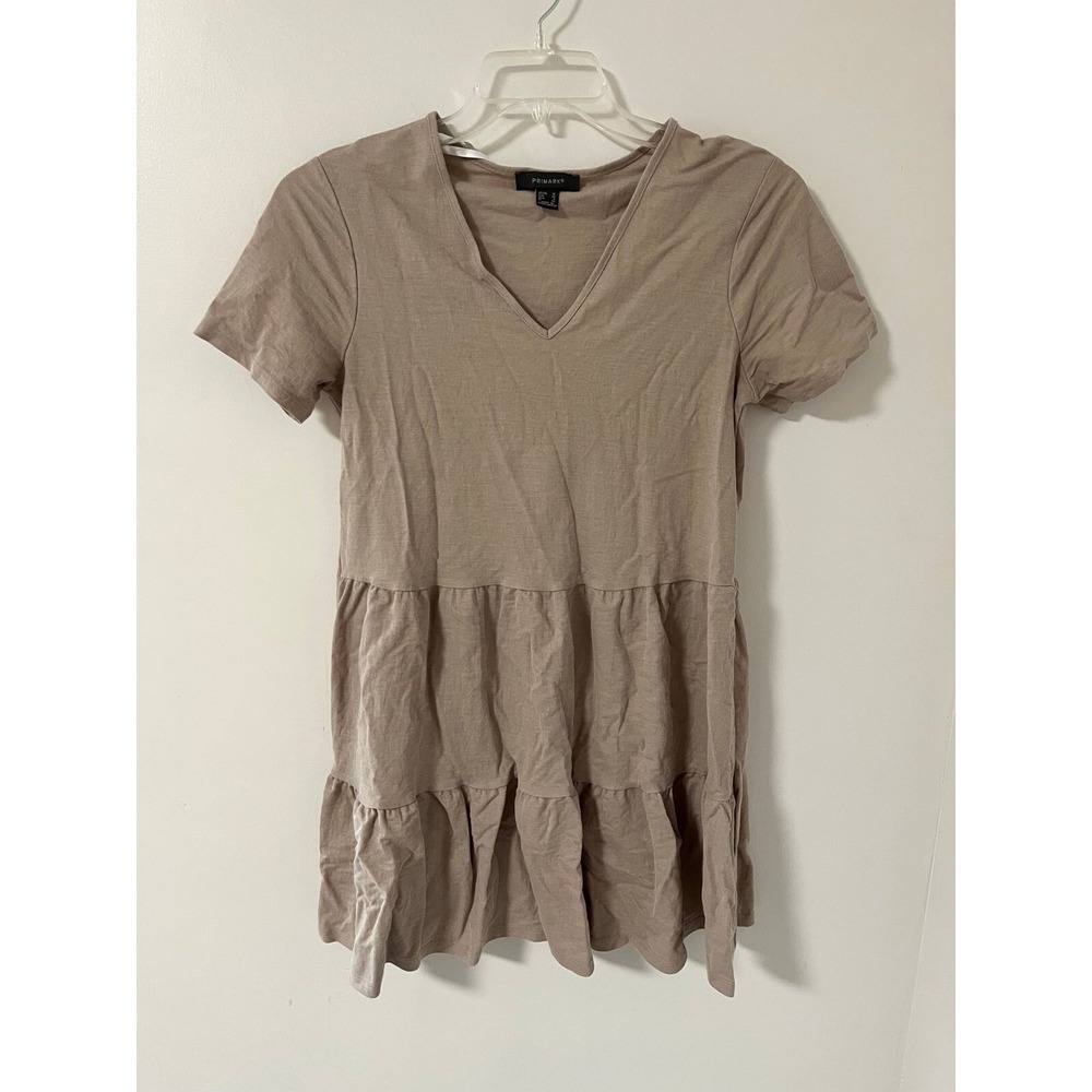 Tan‎ women's cotton dress size Small